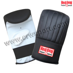 White Black Boxing Bag Mitts, Punching Gloves CRW-BAG-106