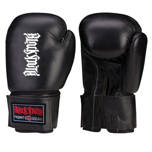 Black Leather Boxing Gloves CRW-BOG-110