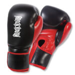 Black Red PU Leather Boxing Gloves CRW-BOG-117