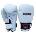 White Leather Boxing Gloves CRW-BOG-122