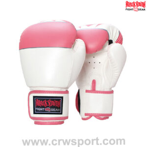 Women Boxing Gloves Pink White CRW-BOG-148