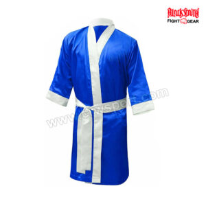 Men Satin Boxing Robe Blue CRW-BR-03