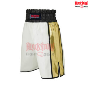 White Boxing Trunks Muay Thai MMA Training Kick Boxing Shorts CRW-BSH-003