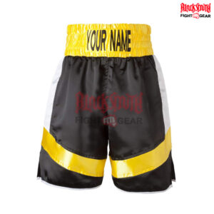 Black Boxing Trunks Muay Thai MMA Training Kick Boxing Shorts CRW-BSH-004