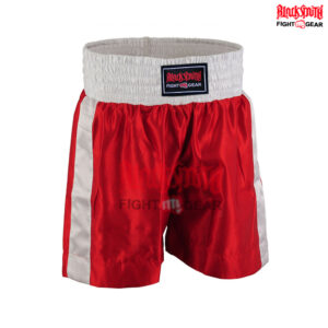Red White Boxing Trunks Muay Thai MMA Training Kick Boxing Shorts CRW-BSH-008