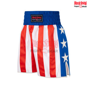 USA Boxing Trunks Muay Thai MMA Training Kick Boxing Shorts CRW-BSH-010