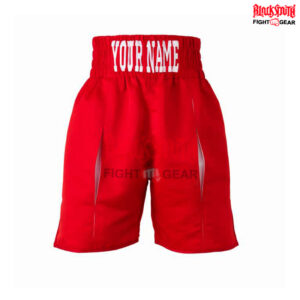 Red Boxing Trunks Muay Thai MMA Training Kick Boxing Shorts CRW-BSH-012