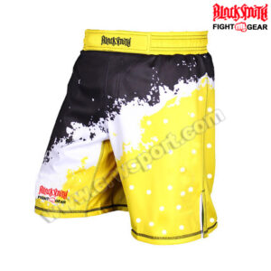 Yellow MMA Shorts Grappling Cage Fighting Short Compression MMA-SHS-07