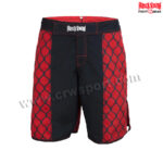 Red Cage Sublimated MMA Shorts Grappling Cage Fighting Short Compression MMA-SHS-18