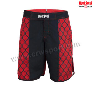 Red Cage Sublimated MMA Shorts Grappling Cage Fighting Short Compression MMA-SHS-18