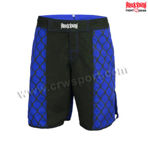Blue Cage Sublimated MMA Shorts Grappling Cage Fighting Short Compression MMA-SHS-18