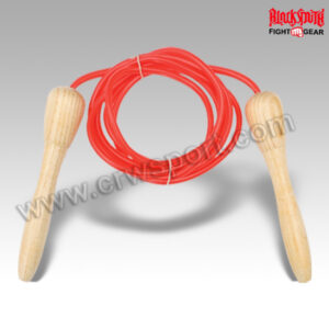 Skipping Rope Wooden Handle Fitness Jumping Weight Loss Exercise Boxing MMA Training 002
