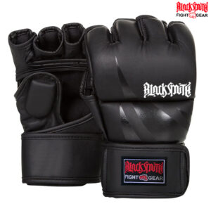 Black MMA Gloves Grappling Muay Thai CRW-MMG-38