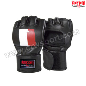 Black MMA Gloves Grappling CRW-MMG-44