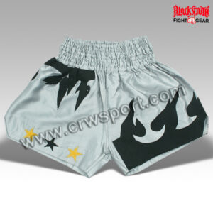 Grey MUAY Thai Shorts Kick Boxing Shorts