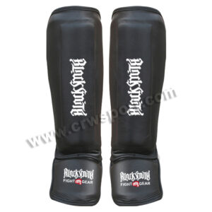 Shin Instep Pads MMA Leg Foot Guards Muay Thai Kick Boxing Gel Foam Pad Bag CRW-SG-106