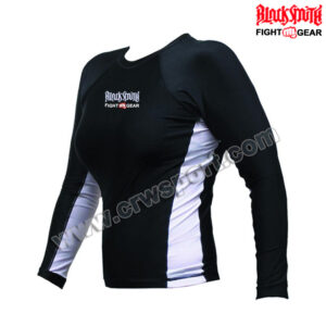 Women Long Sleeves MMA Rash Guard Compression Top BJJ Base Layer MMA-RG-07