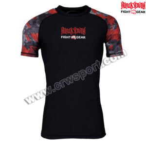MMA Rash Guard Compression Top BJJ Base Layer MMA-RGS-26