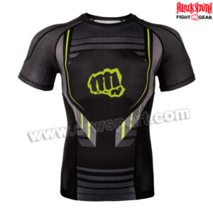 Custom MMA Rash Guard Compression Top BJJ Base Layer MMA-RGS-27