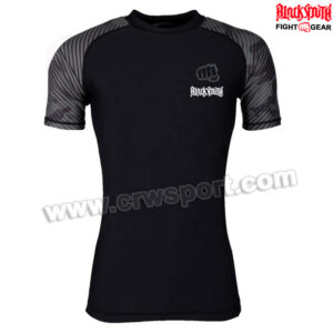 MMA Rash Guard Half Sleeves Compression Top BJJ Base Layer MMA-RGS-31