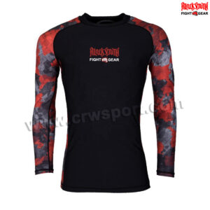 Full Sleeves MMA Rash Guard Compression Top BJJ Base Layer MMA-RGS-38