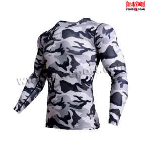 Full Sleeves MMA Rash Guard Compression Top BJJ Base Layer MMA-RGS-40
