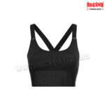 Women Sports Bra Black CRW-SBL-002