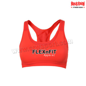 Orange Fitness Sports Bra Women Active Wear CRW-SBL-017