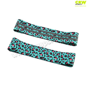 Leopard Glutes Hip Circle Bands Fabric Resistance Bands Booty Training Bands CRW-HB-0005