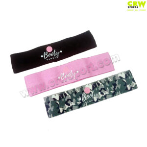 Custom Print Glutes Hip Circle Booty Bands Fabric Resistance Bands CRW-HB-0009
