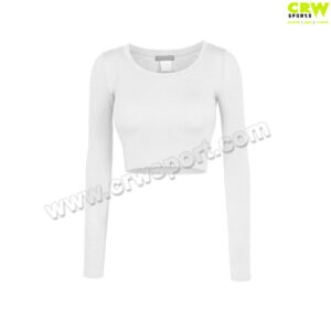 Women's Crop Top Full Sleeves Shirt CRW-CT-1005