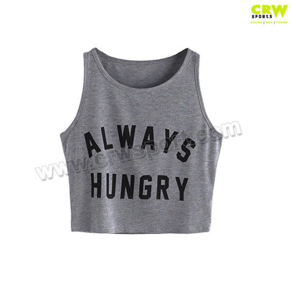 Crop Top Shirt Sleeveless CRW-CT-1016